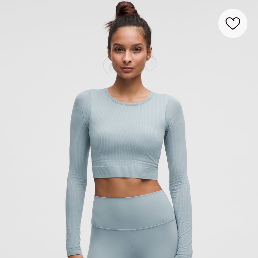 Lululemon Ebb to Street Long Sleeve - Navy Blue